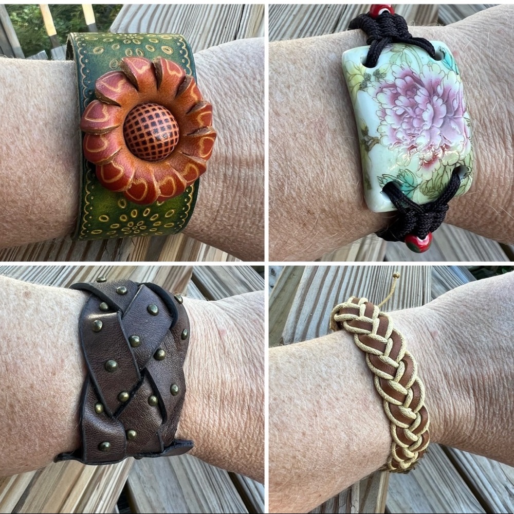 - 4 Mixed Cuff Bundle! Like New! - image 1